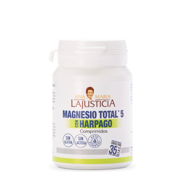 Magnesio Total 5 Sales con Harpagofito - 75 Comprimidos para 35 Días