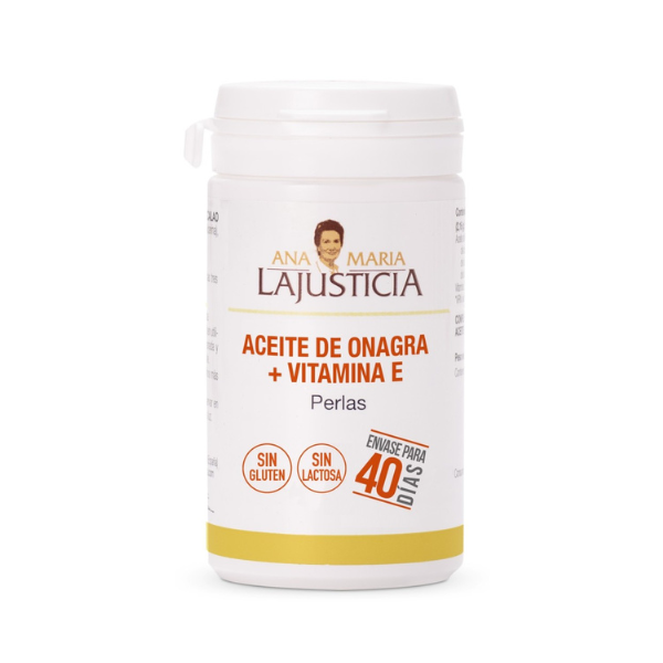 Aceite de onagra + perlas de vitamina E