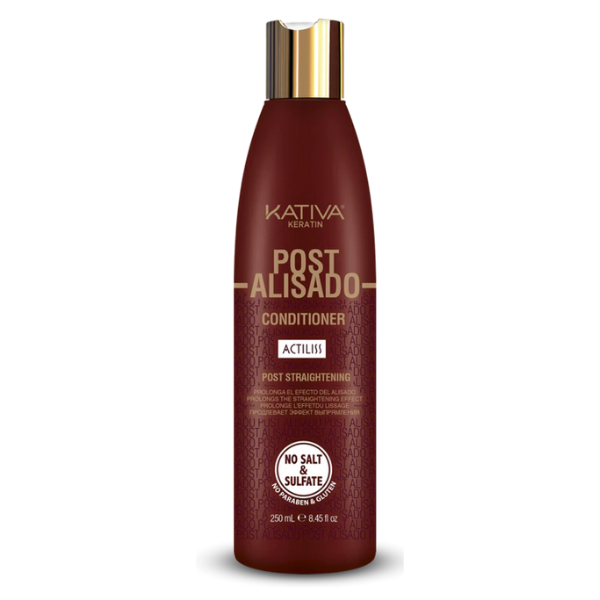 Acondicionador post alisado Kativa, 355 ml