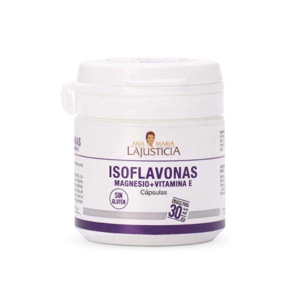 Isoflavonas con magnesio y vitamina E - 30 comprimidos para 30 días