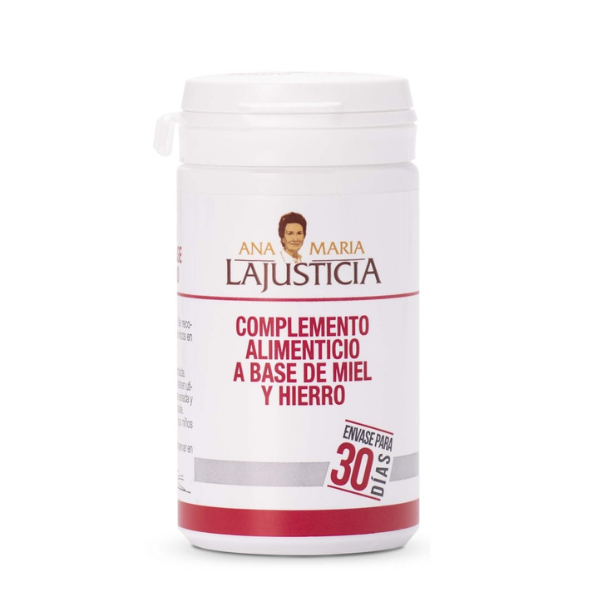 Suplemento de hierro con miel - 135 g para 30 días
