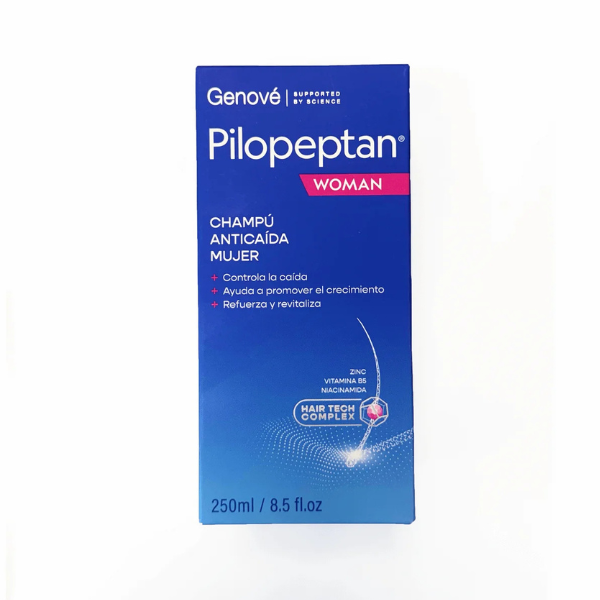 Champú Genove Pilopeptan para mujer, 250 ml