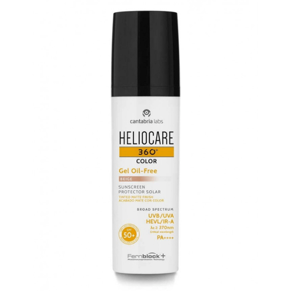 Heliocare 360º Gel Aceite SPF50+ Beige, 50 ml