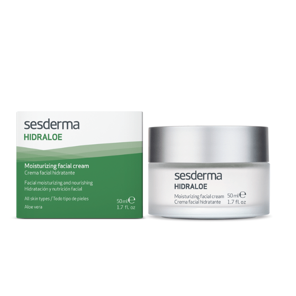 Crema facial hidratante Sesderma Hidraloe, 50 ml