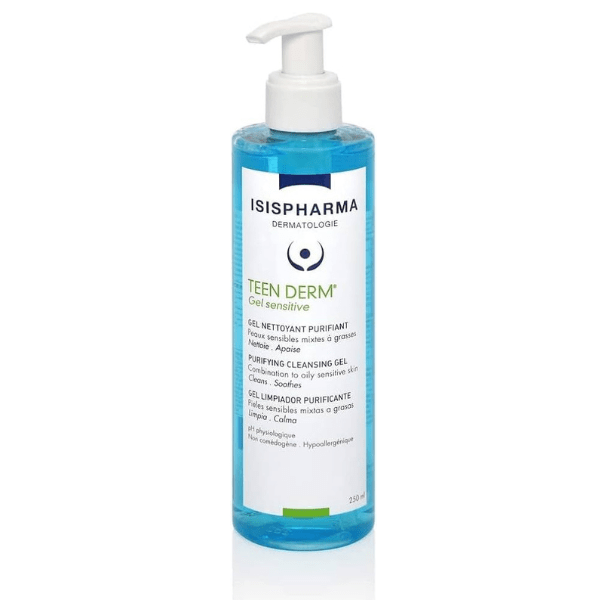 Isispharma Teen Derm Gel Sensitive, 250ML