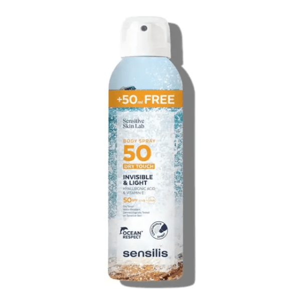 Sensilis Spray Toque Seco FPS 50+, 200 ml + 50 ml