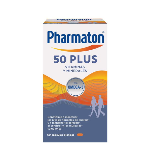 Pharmaton 50 Plus - 60 Tablets