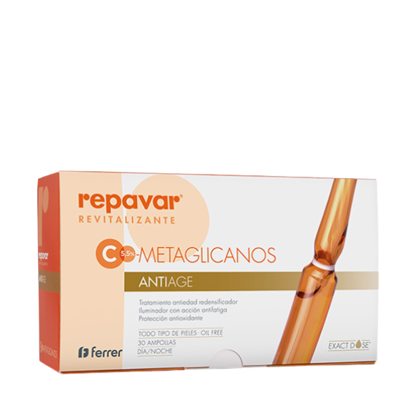 Repavar Metaglicanos Anti Age – 30 Ampoules x 1 ml