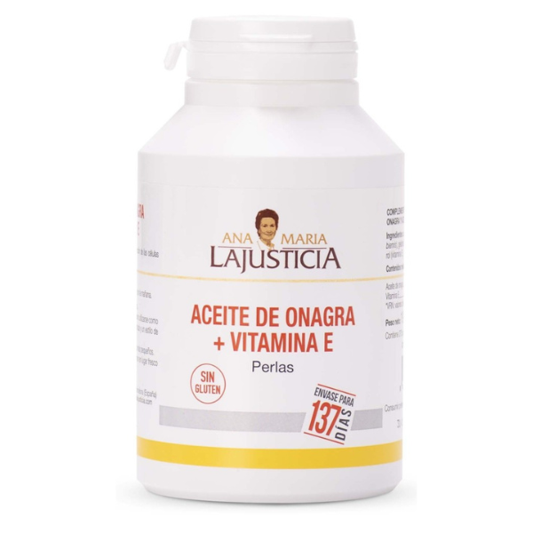 Aceite de onagra + perlas de vitamina E