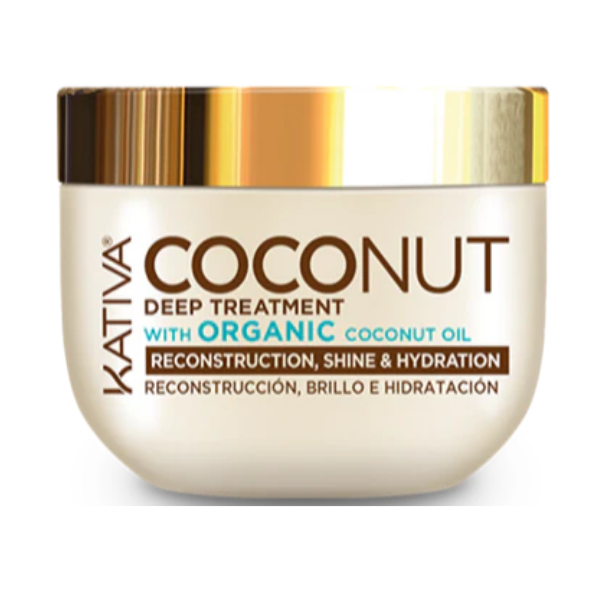 Mascarilla de tratamiento profundo de coco Kativa, 250 ml 
