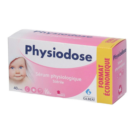 Physiodose Sterile Physiological Serum, 40 Single Doses