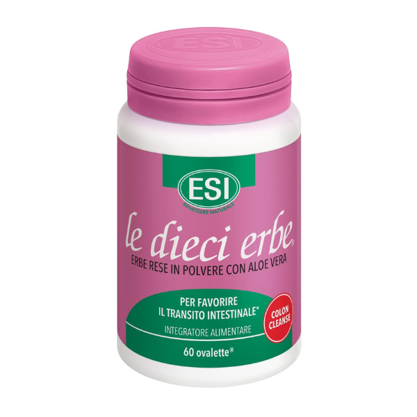 Esi Le Dieci Erbe Colon Cleanse, 60 tablets