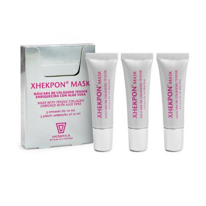 Mascarilla facial de colágeno Xhekpon, 3 x 10 ml