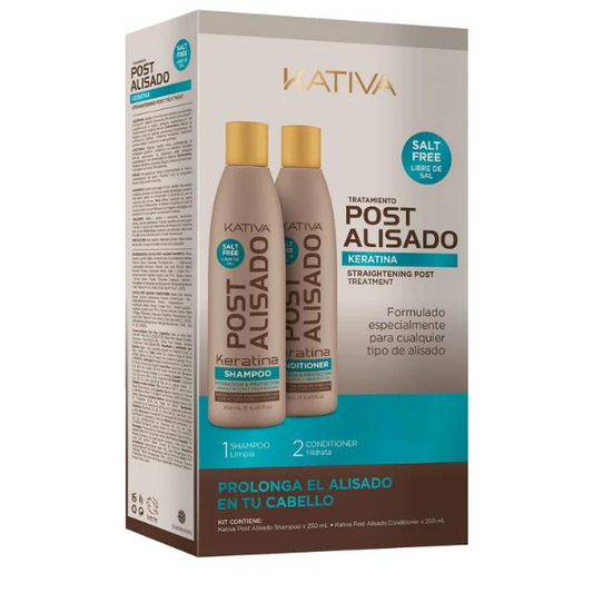 Kativa Post Smoothing Kit (Shampoo + Conditioner) 2x250ml
