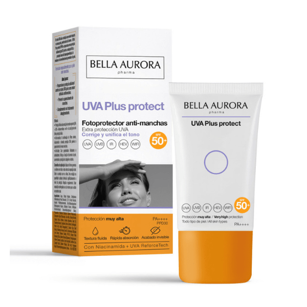 Protector solar Bella Aurora con protección UVA Plus, 50 ml