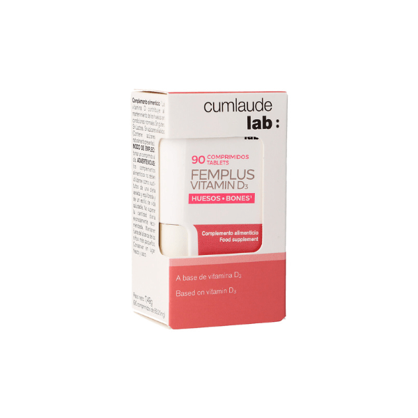 Cumlaude Lab Femplus Vitamina D3 Huesos, 90 Comprimidos