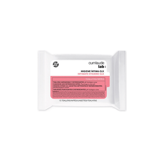 Cumlaude Lab Intimate Hygiene Gel Wipes CLX, 15 pcs
