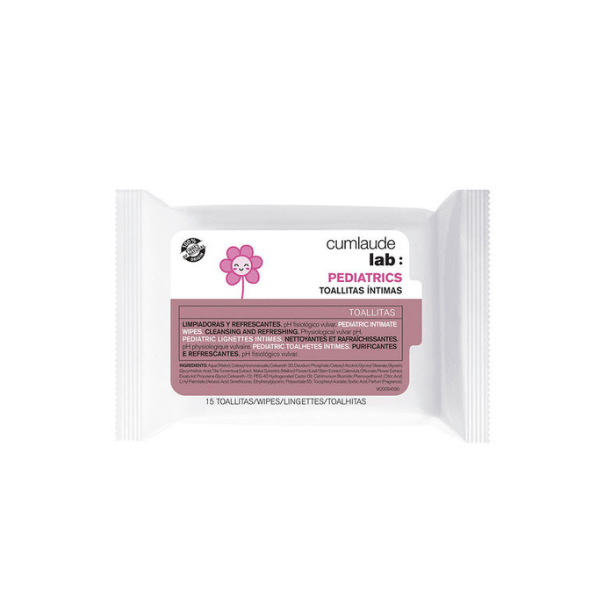 Cumlaude Lab Pediatrics Intimate Wipes, 15 Wipes