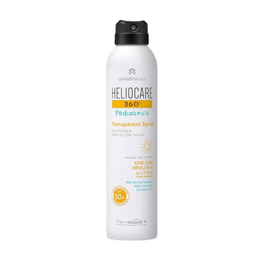 Heliocare 360º Pediatrics Spray Transparente FPS50+, 200 ml