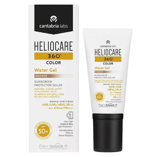 Heliocare 360º Gel de agua colorante FPS50+ Bronce, 50 ml