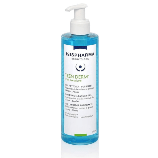 Isispharma Teen Derm Gel Sensitive, 250ML