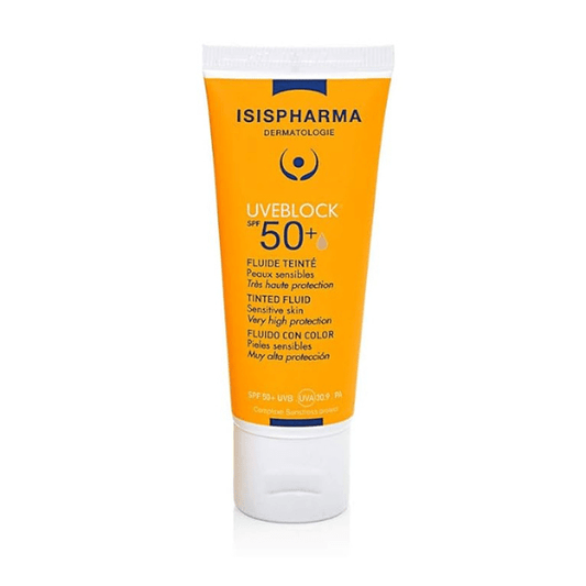 Isispharma Uveblock FPS 50+ Toque Seco con color, 40 ml