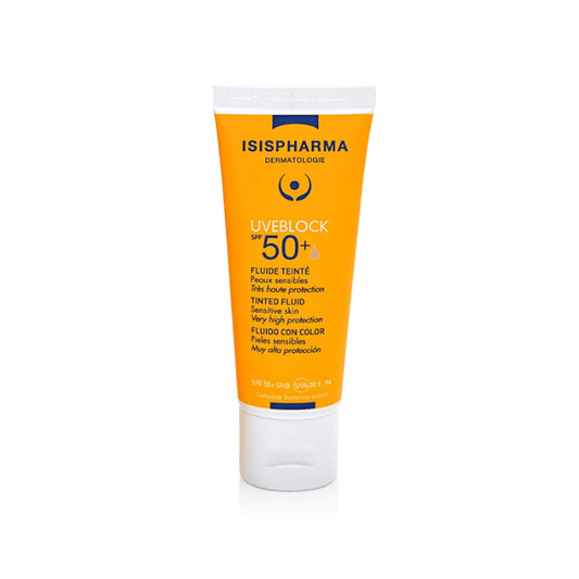 Isispharma Uveblock SPF 50+ Fluido con color, 40 ml