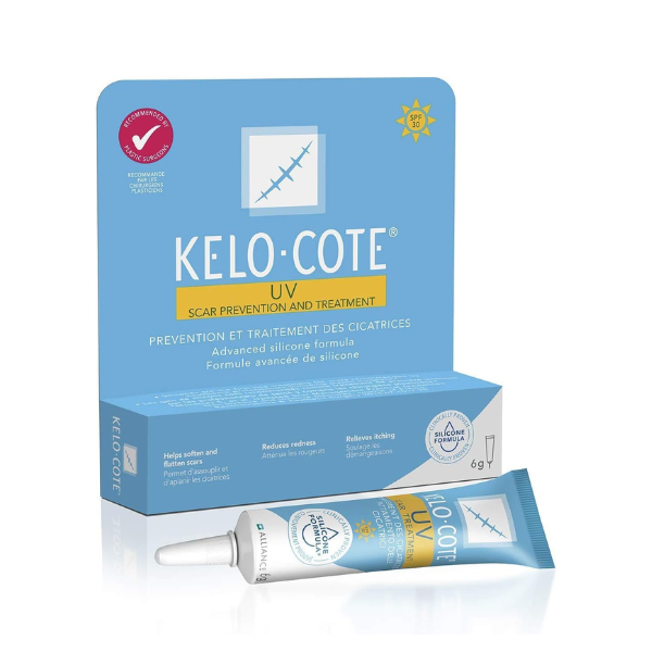 Gel UV para cicatrices Kelo-Cote con FPS 30 - 6 g y 15 g
