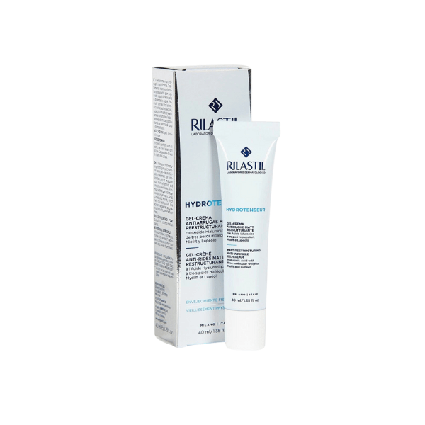 Gel crema matificante antiarrugas Rilastil Hydrotenseur, 40 ml
