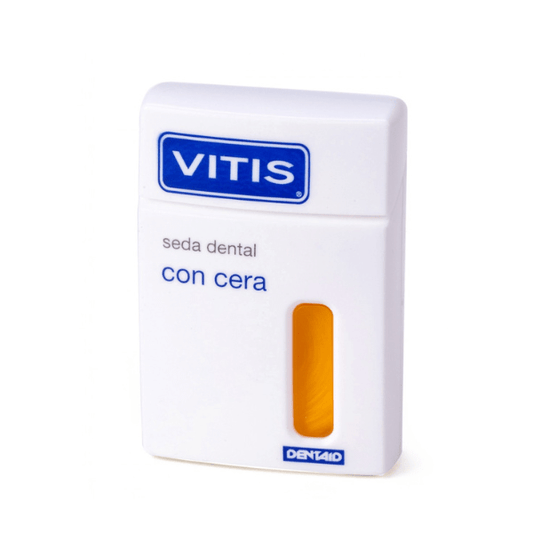 Hilo dental encerado Vitis Silk, 50 m