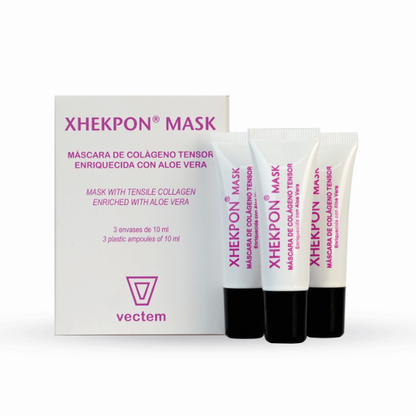 Mascarilla facial de colágeno Xhekpon, 3 x 10 ml