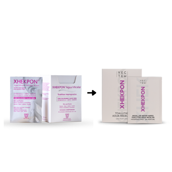 Xhekpon Micellar Water Wipes, 10 units