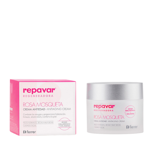 Repavar Anti-Aging Face Cream with Rosehip, 50 ml
